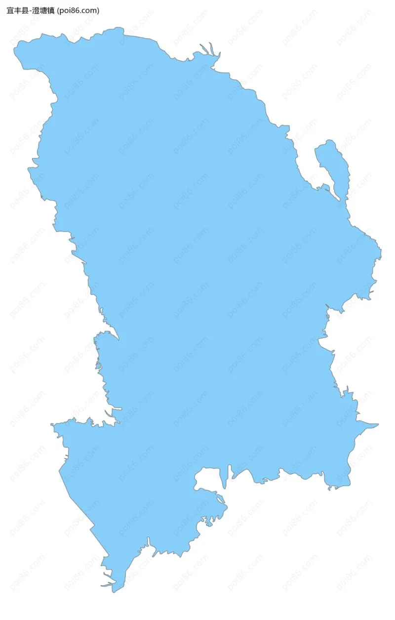 澄塘镇边界地图