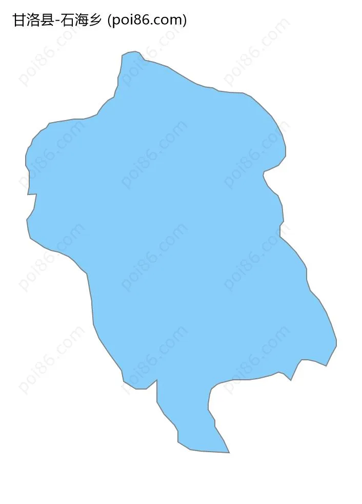 石海乡边界地图