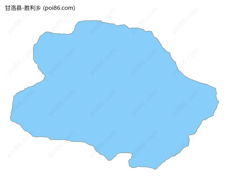 胜利乡边界地图