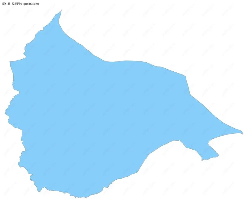 双朋西乡边界地图