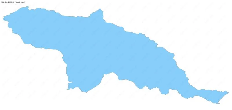 曲库乎乡边界地图