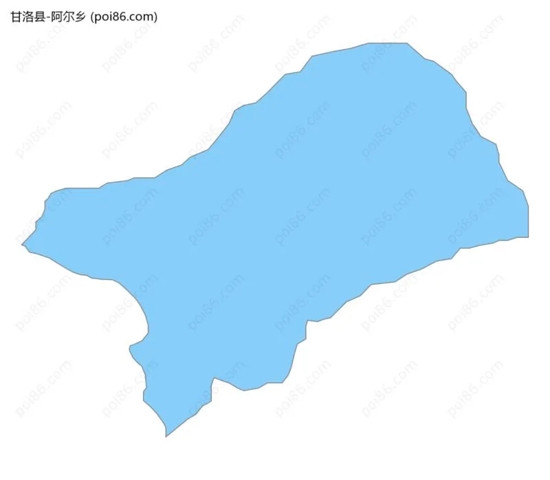 阿尔乡边界地图