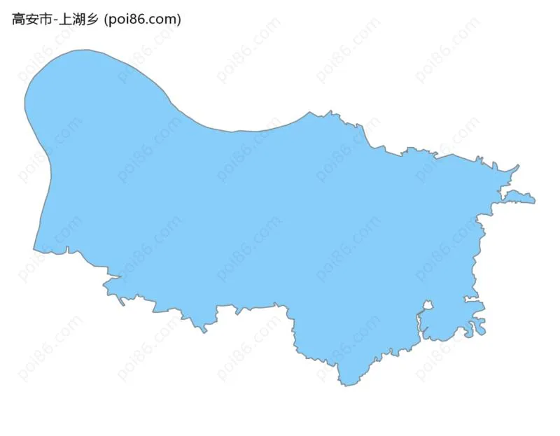 上湖乡边界地图
