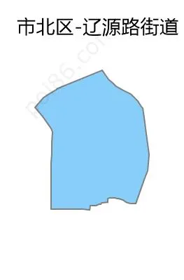 辽源路街道边界地图