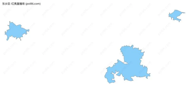 红亮垦殖场边界地图