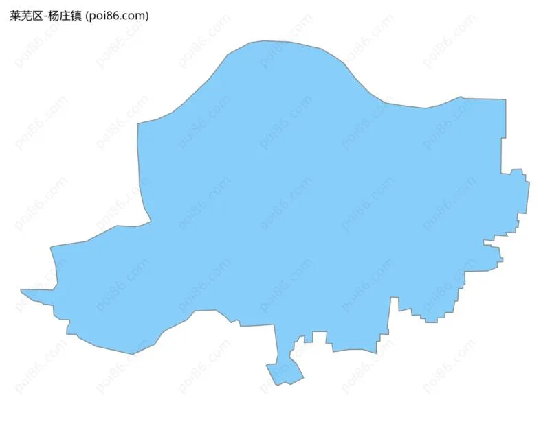 杨庄镇边界地图