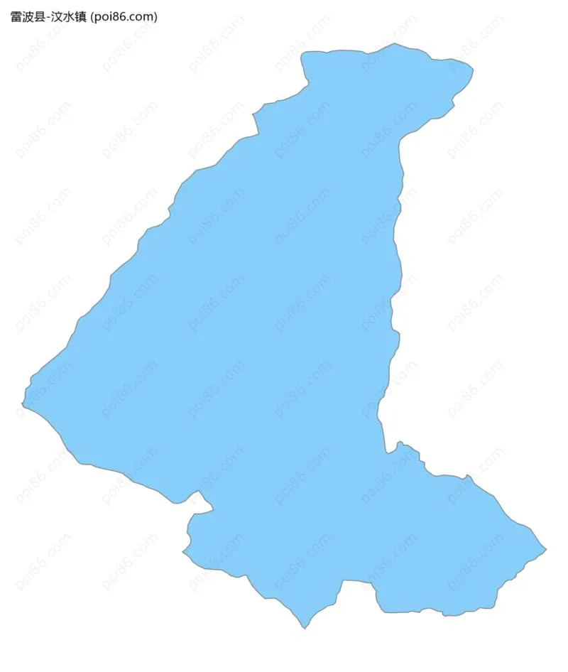 汶水镇边界地图
