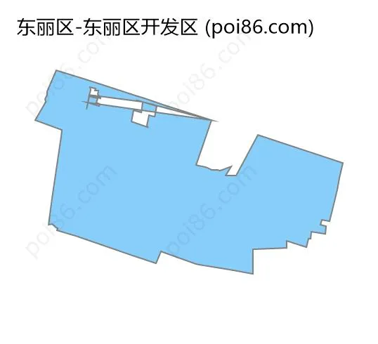东丽区开发区边界地图
