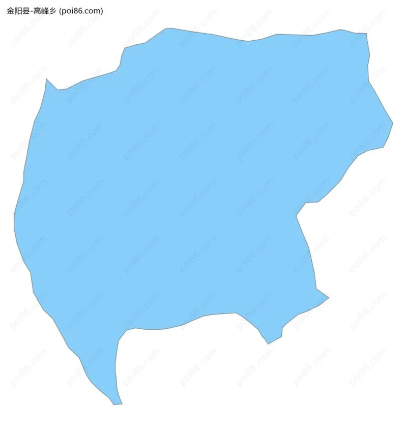 高峰乡边界地图