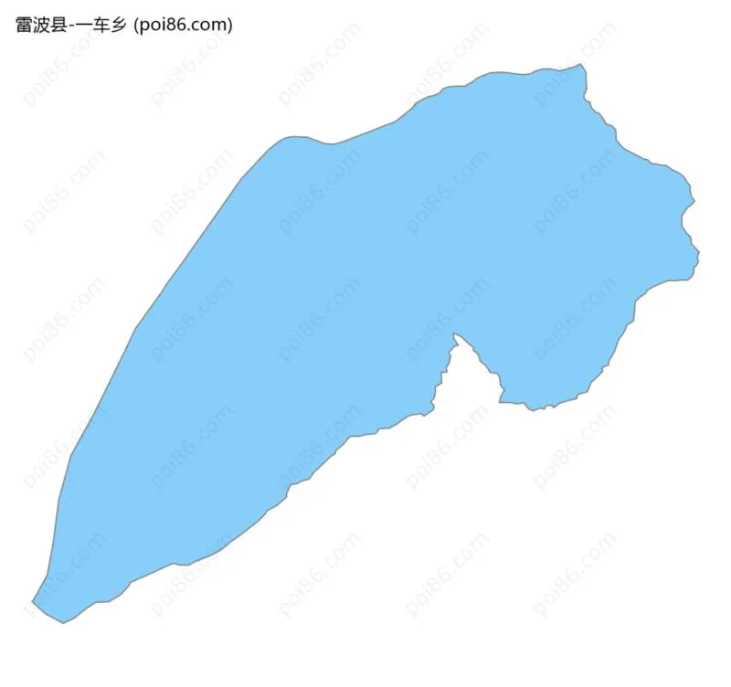 一车乡边界地图