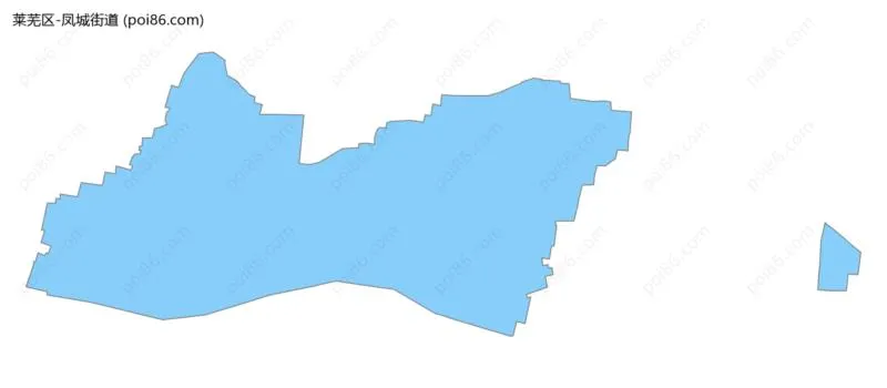 凤城街道边界地图
