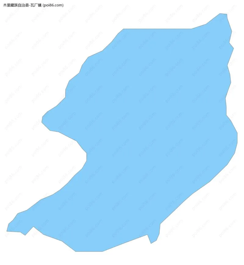 瓦厂镇边界地图