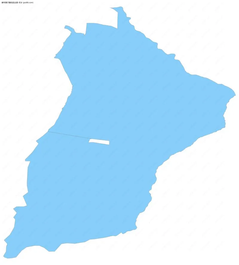 坎乡边界地图