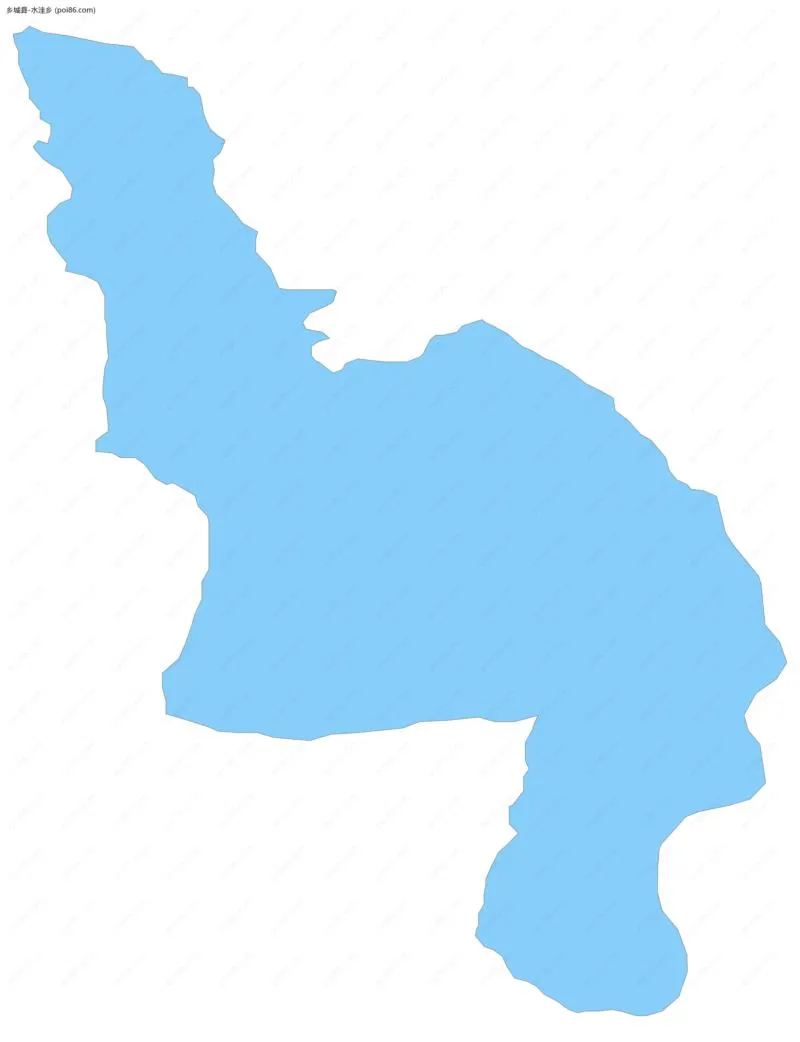 水洼乡边界地图