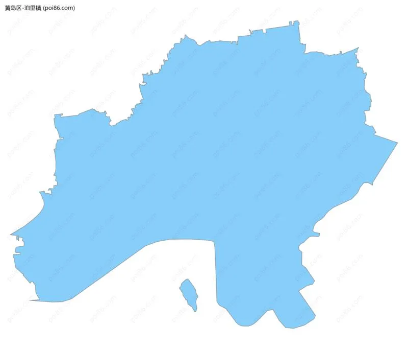 泊里镇边界地图