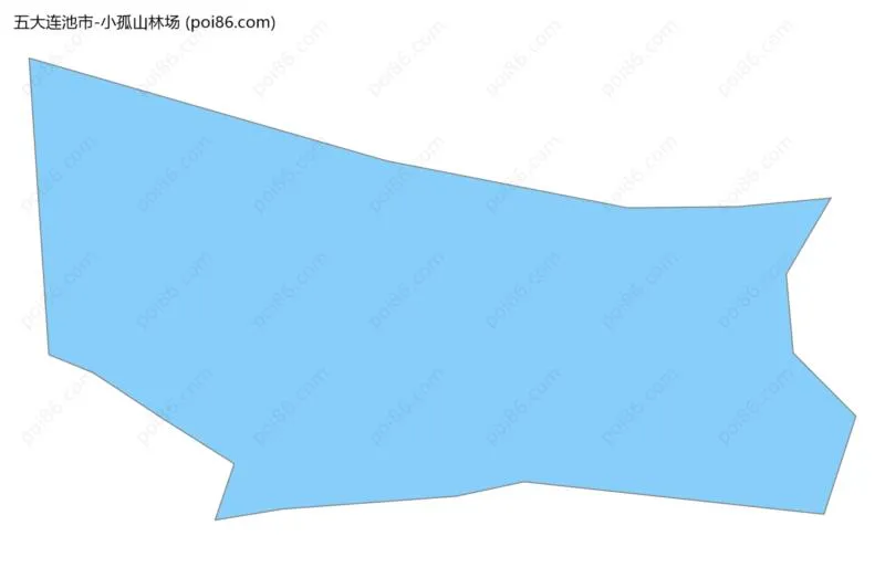 小孤山林场边界地图