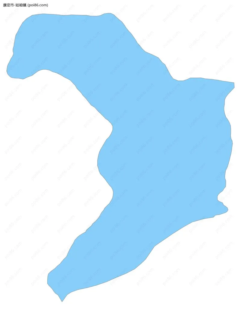 姑咱镇边界地图