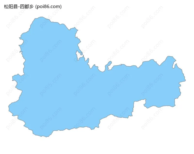 四都乡边界地图