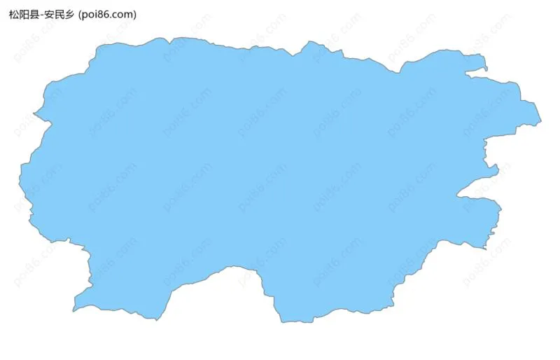 安民乡边界地图