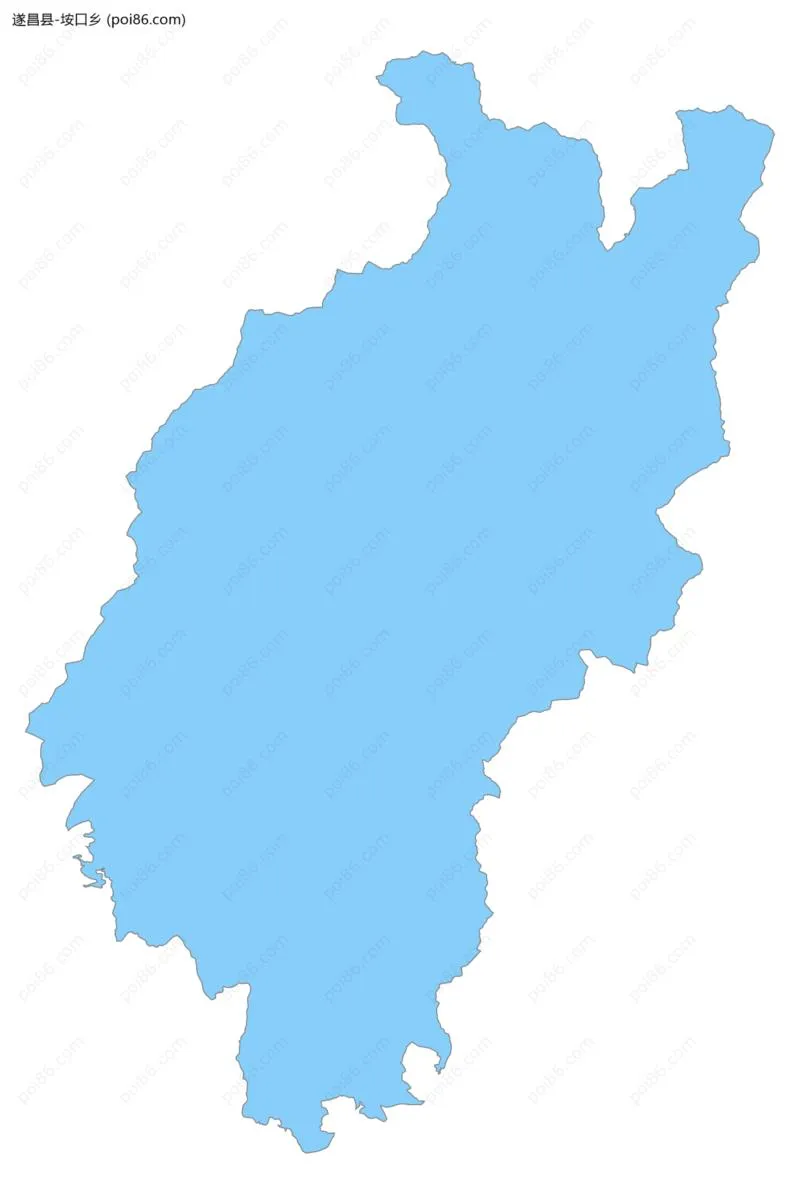 垵口乡边界地图