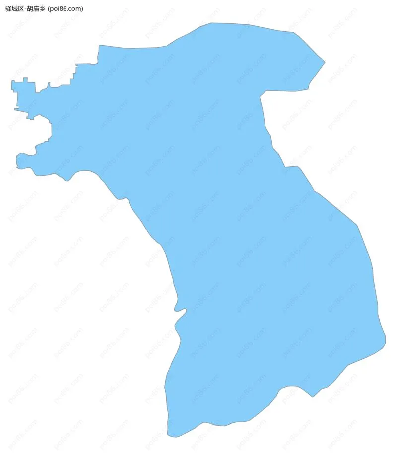 胡庙乡边界地图