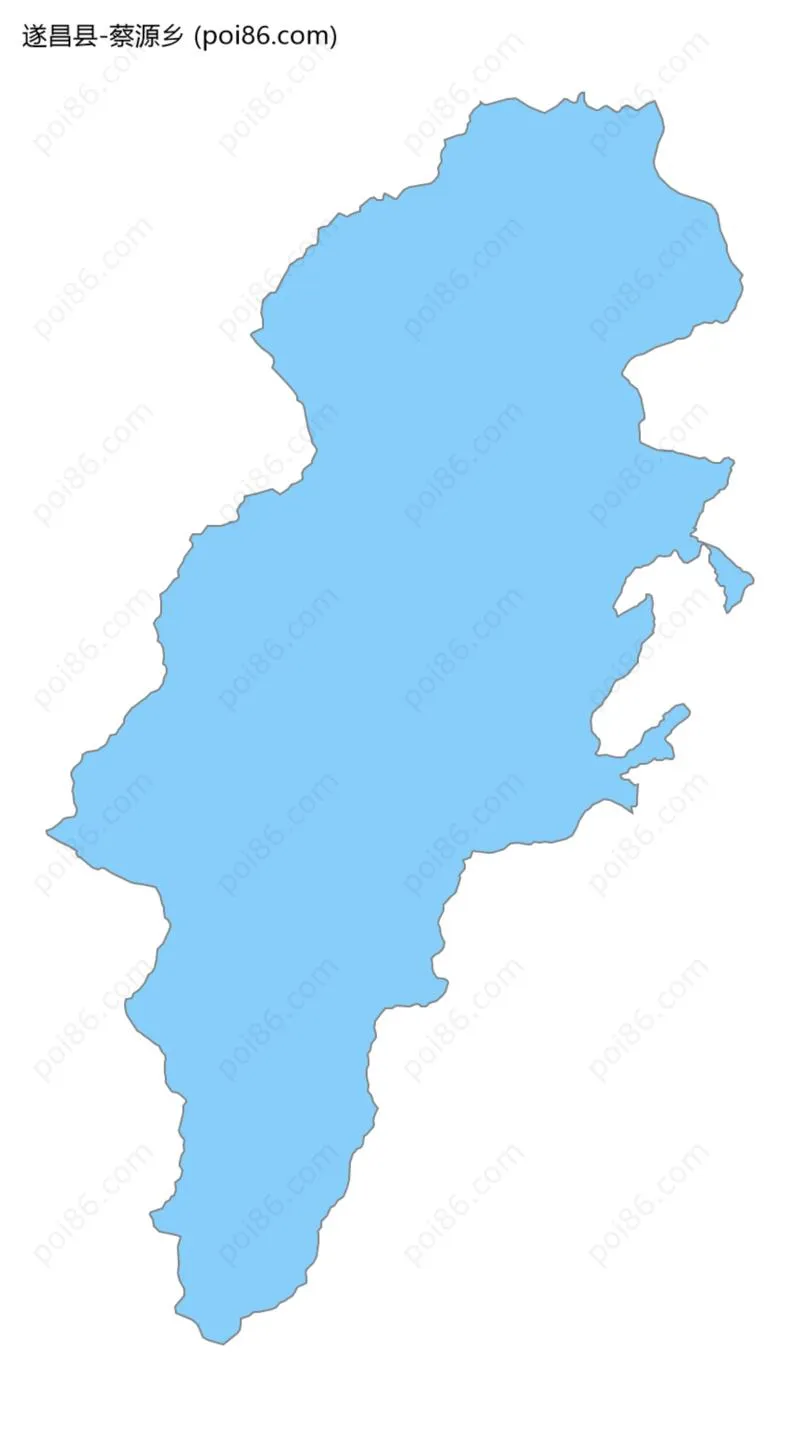 蔡源乡边界地图
