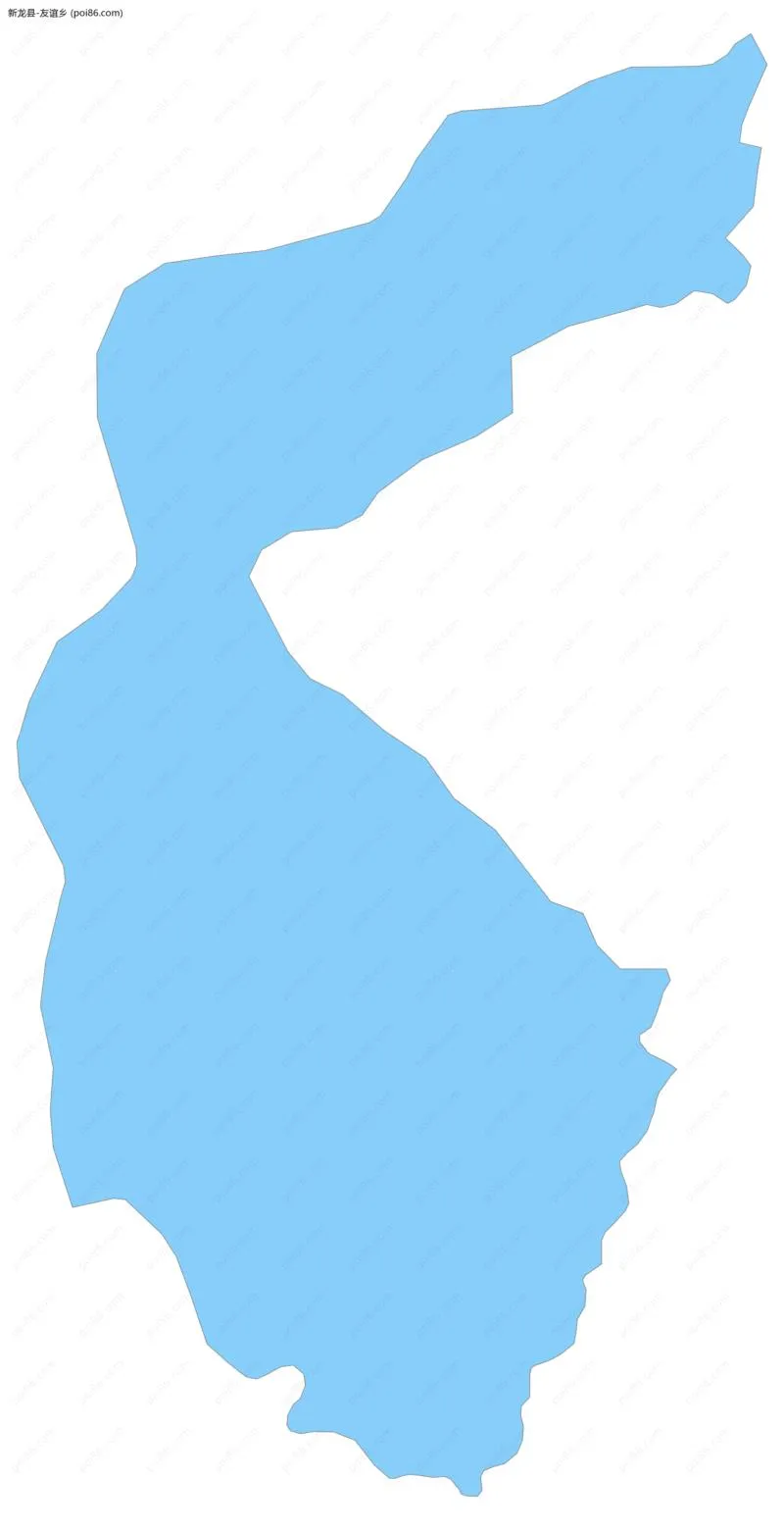 友谊乡边界地图