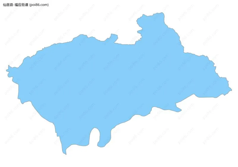 福应街道边界地图
