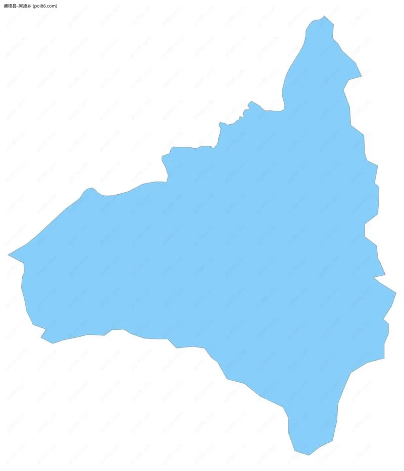 阿须乡边界地图