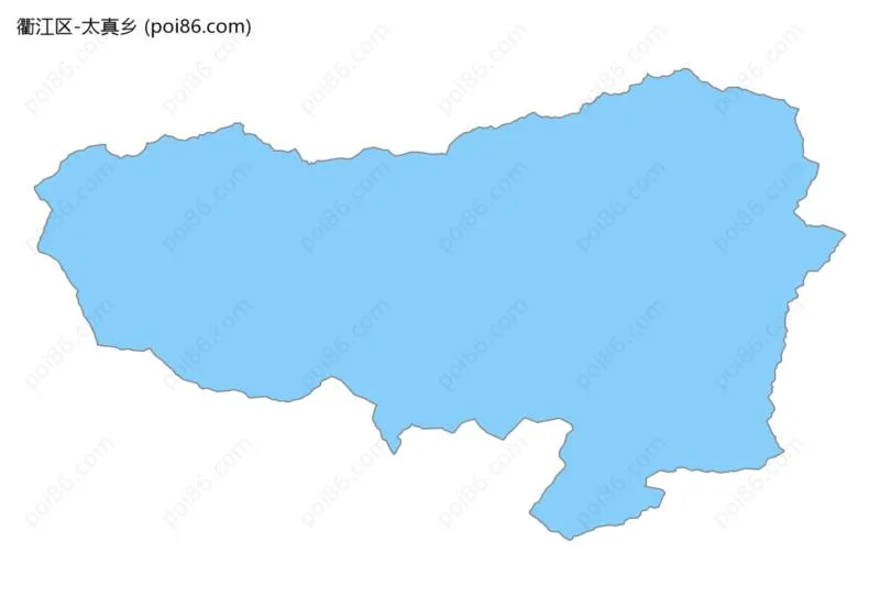 太真乡边界地图