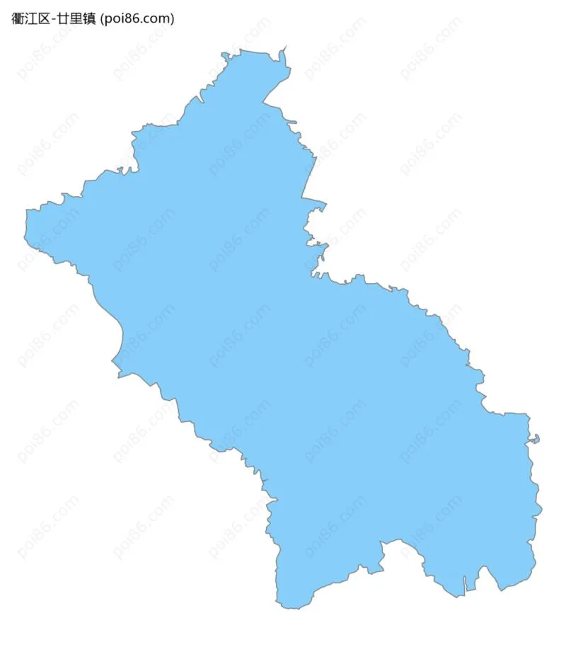 廿里镇边界地图