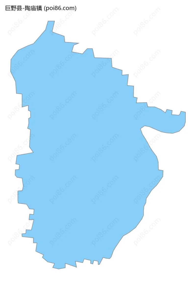 陶庙镇边界地图