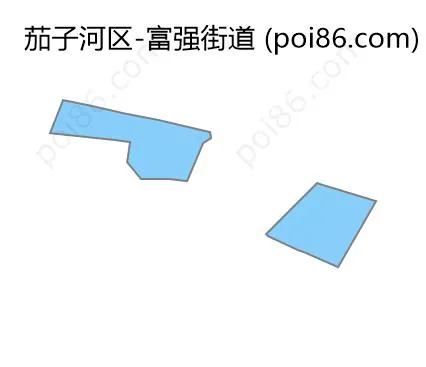 富强街道边界地图