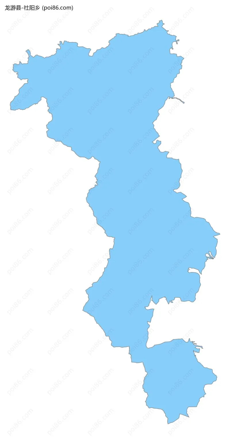 社阳乡边界地图