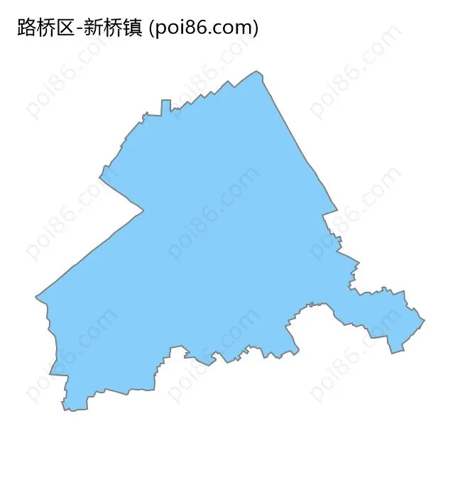 新桥镇边界地图