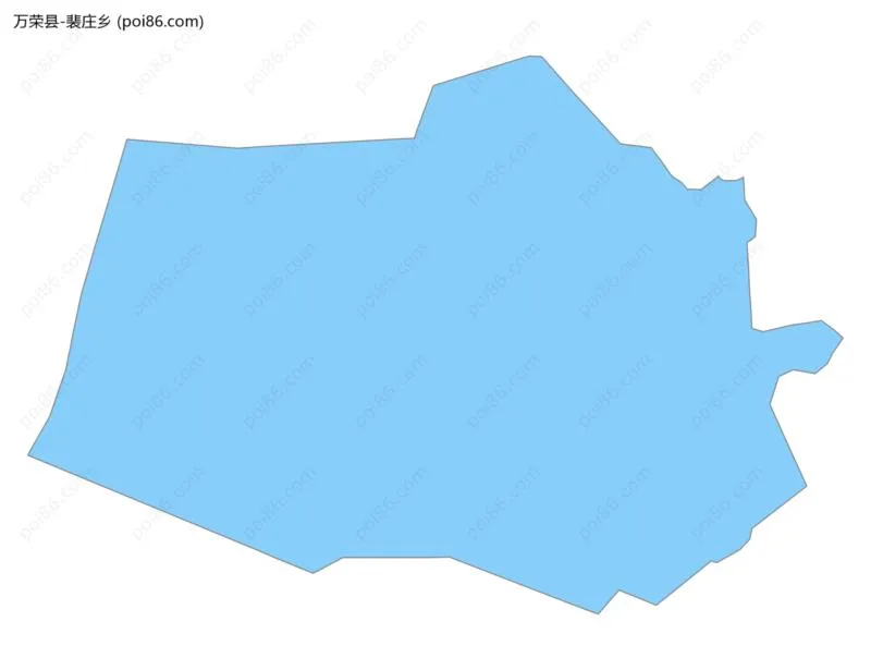 裴庄乡边界地图