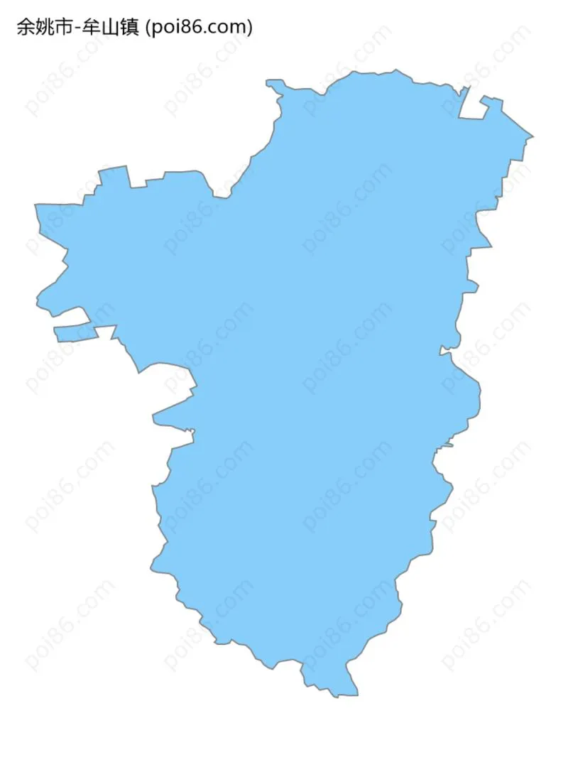 牟山镇边界地图