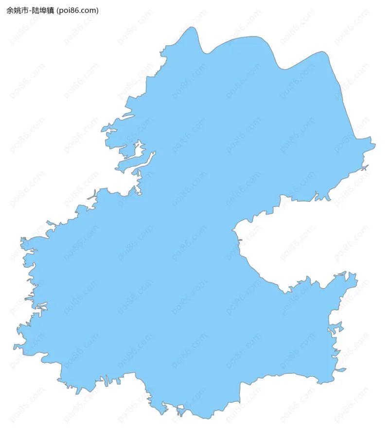 陆埠镇边界地图