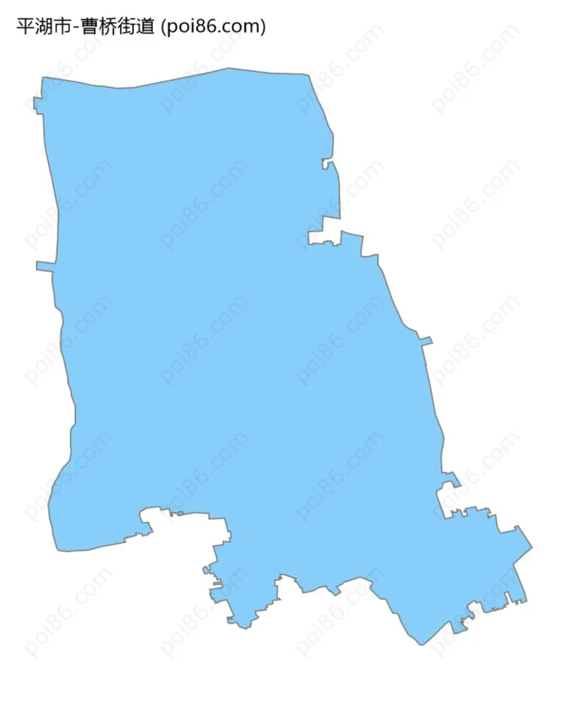 曹桥街道边界地图