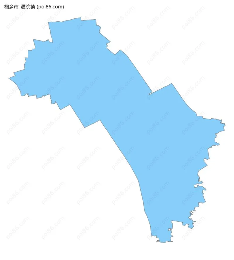 濮院镇边界地图