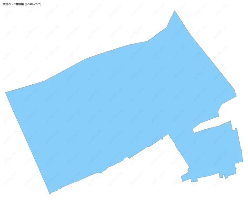 小曹娥镇边界地图