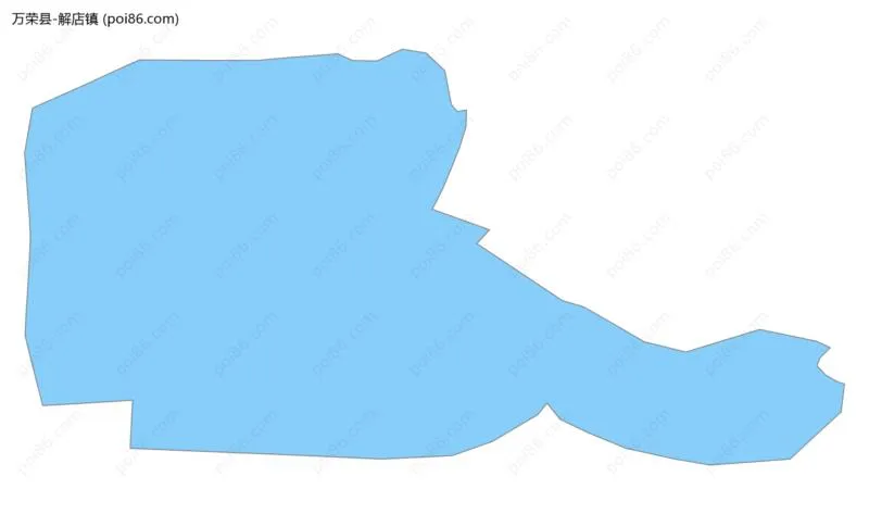 解店镇边界地图