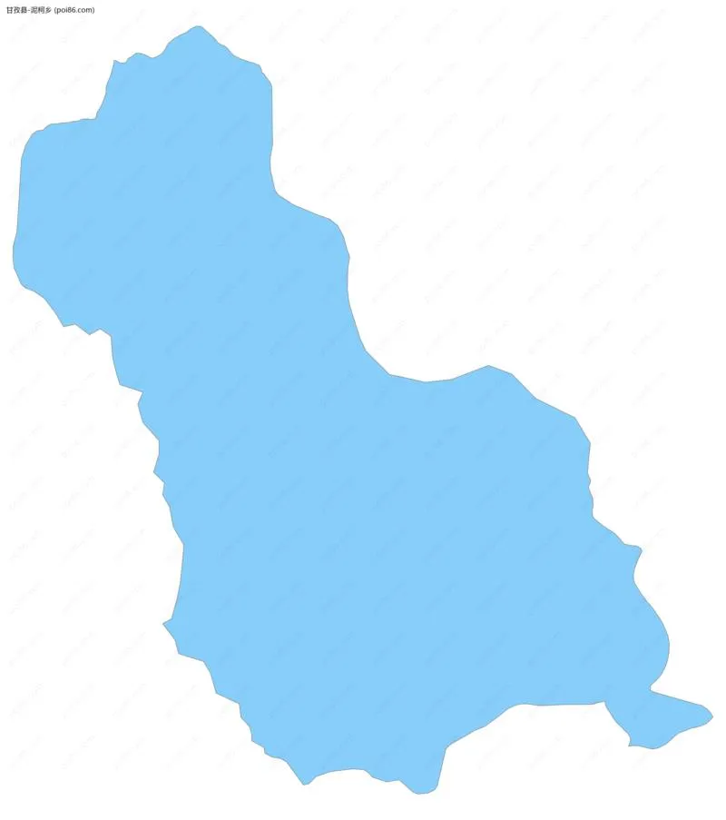 泥柯乡边界地图