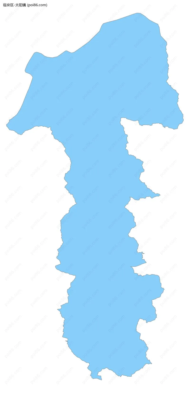 太阳镇边界地图