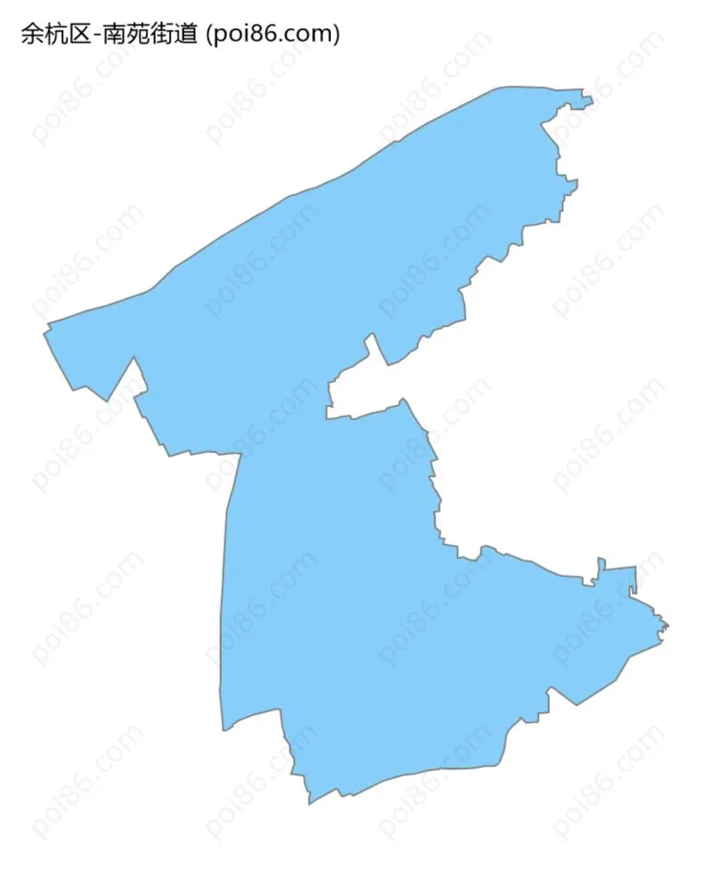 南苑街道边界地图