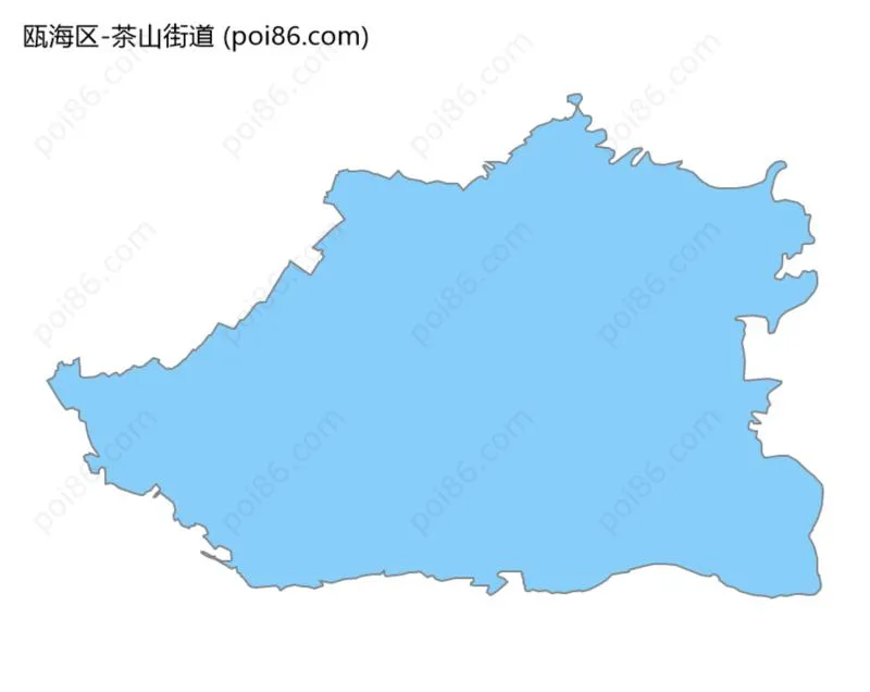茶山街道边界地图