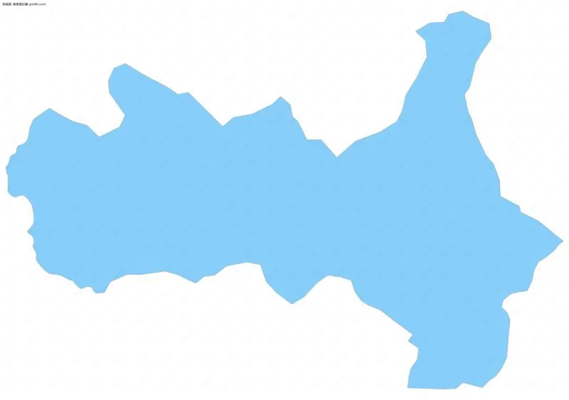 香格里拉镇边界地图