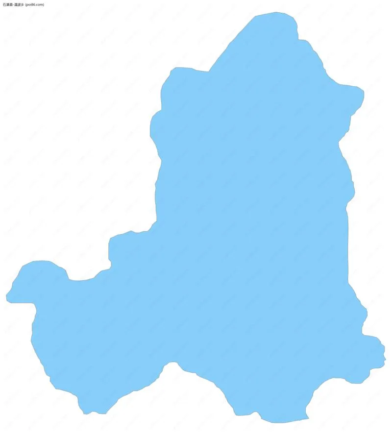 温波乡边界地图