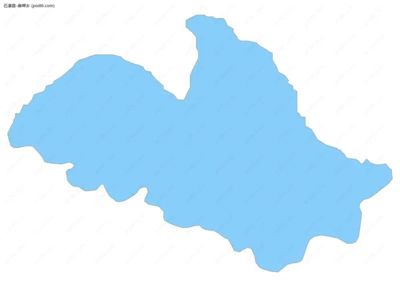 麻呷乡边界地图