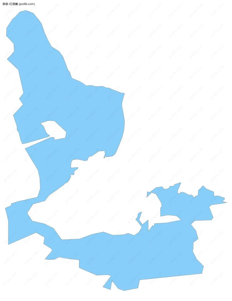 红塔镇边界地图